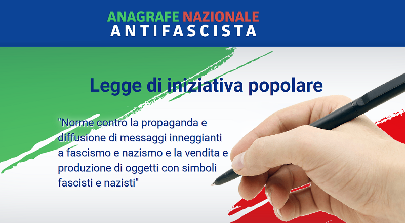 Una firma per l’Italia – Una firma antifascista