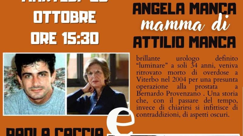 Progetto Legalità al Ciampini, oggi l’incontro con Angela Manca e Paola Caccia