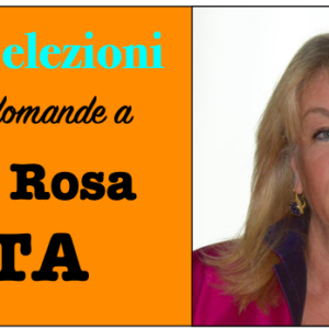 Verso le elezioni: 10 domande a Maria Rosa Porta