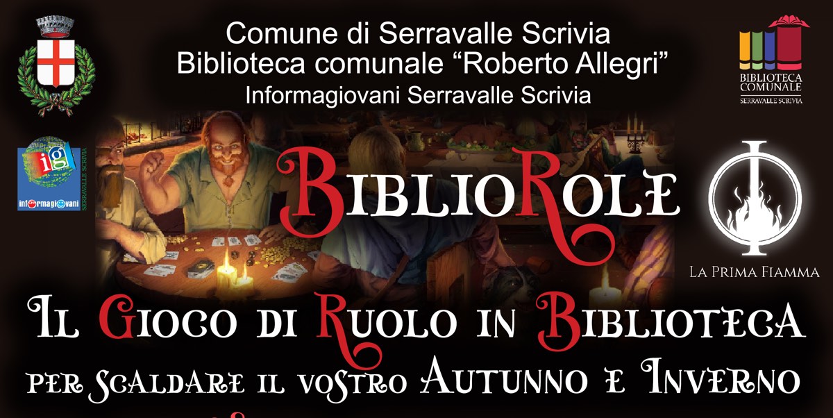 Serravalle Scrivia, arriva “Bibliorole”, il gioco di ruolo in biblioteca
