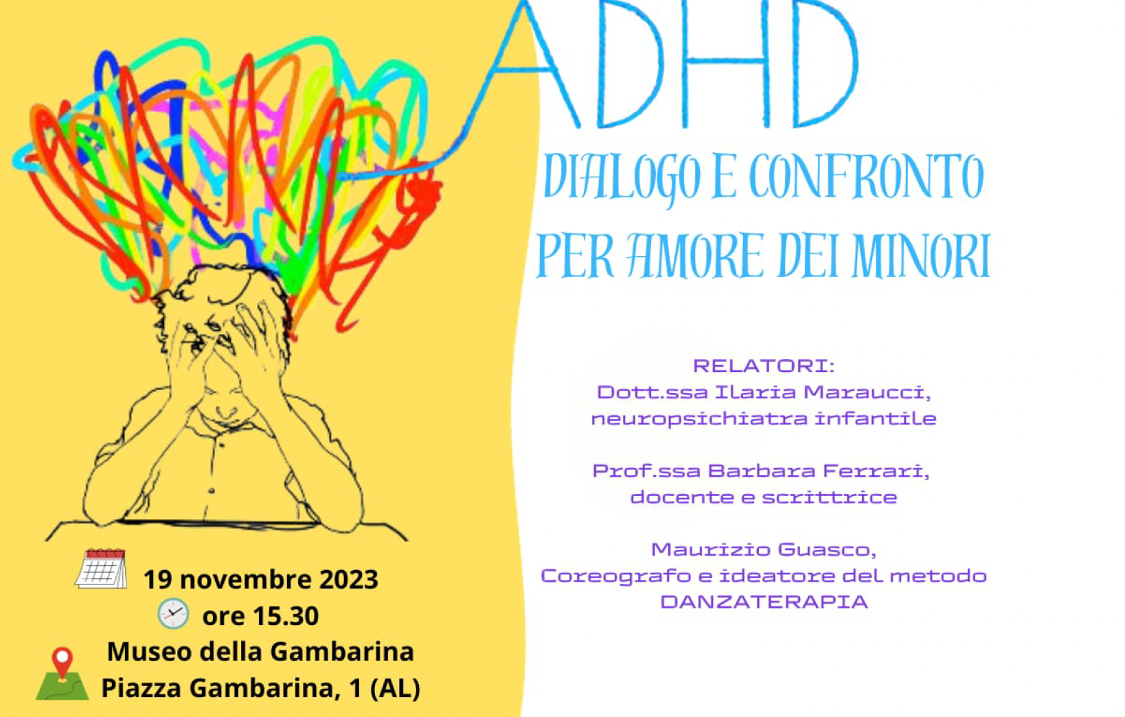 Convegno su ADHD: dialogo e confronto per amore dei minori 