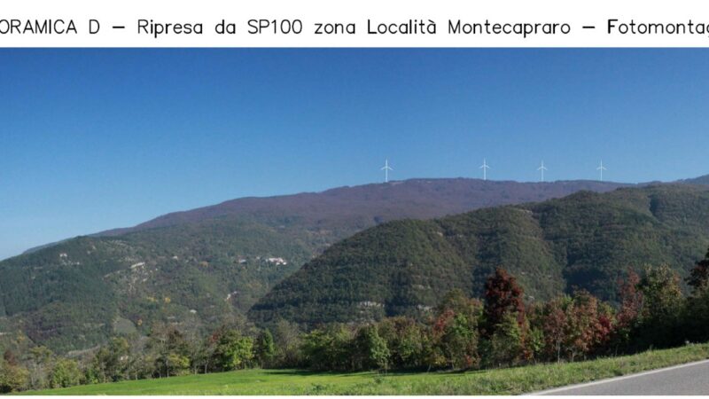 Parco eolico Monte Giarolo, il progetto.